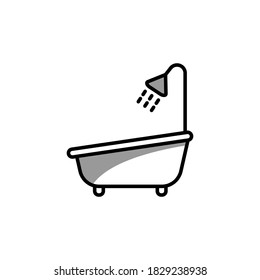 Illustration Vector graphic of bathup icon