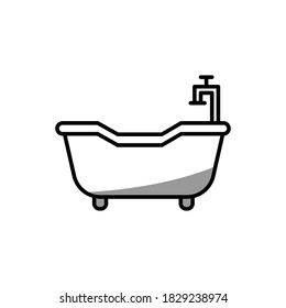 Illustration Vector graphic of bathup icon