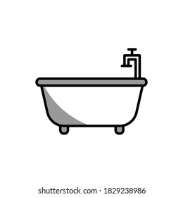 Illustration Vector graphic of bathup icon