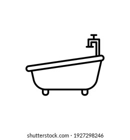 Illustration Vector graphic of bathup icon