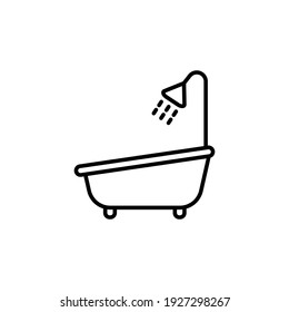 Illustration Vector graphic of bathup icon