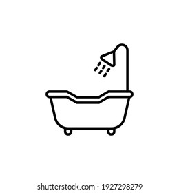Illustration Vector graphic of bathup icon