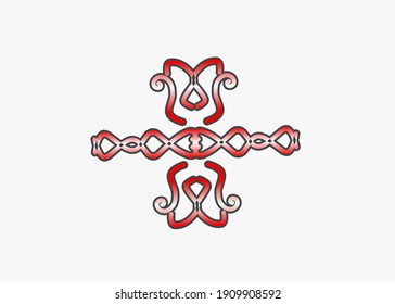 illustration vector graphic of batik indonesia, indonesian batik stlye