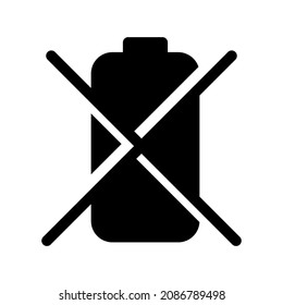 Ilustración Vector gráfico del icono de la batería. Apto para alimentación, carga, alcalino, energía, etc.