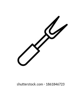 
Illustration Vector graphic of BBQ fork icon