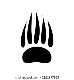 Illustration Vector Graphic of Bear Footprint icon