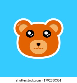 Illustration vector graphic of bear icon