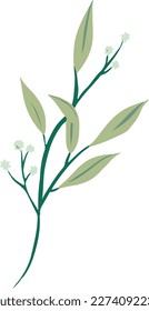 Illustration Vektorgrafik von schönen Blumenblättern perfekt für die Gestaltung von Designs.