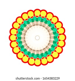 illustration vector graphic of Beautiful Mandala, Patterned Design Element. vector illustration. fit for logo, icon or symbol, etc