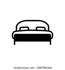 Illustration Vector Graphic of Bed icon