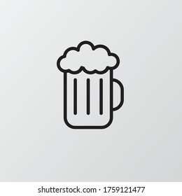 Illustration vector graphic of beer Icon. 