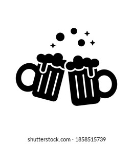 Illustration Vector graphic of beer icon template