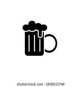 Illustration Vector graphic of beer icon template