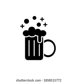 Illustration Vector graphic of beer icon template