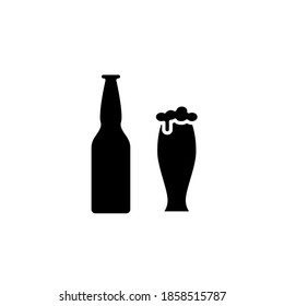 Illustration Vector graphic of beer icon template