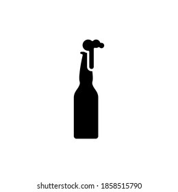 Illustration Vector graphic of beer icon template