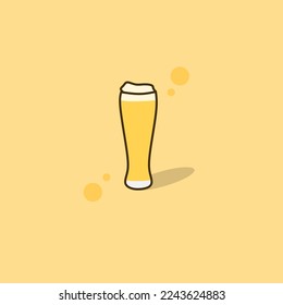 illustration vector graphic of beer icon perfect for logos, icons, designs, posters, flyers,and advertising 