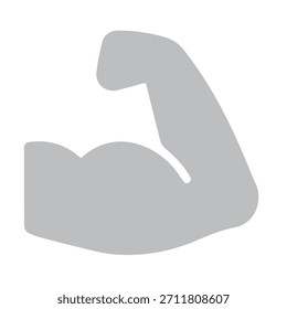 Ilustración Vector gráfico de Bicep Flex Icon