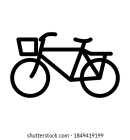 Illustration Vector graphic of bicycle icon