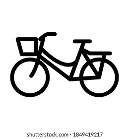 Illustration Vector graphic of bicycle icon