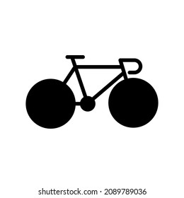 Ilustración Gráfica vectorial del icono Bicicleta