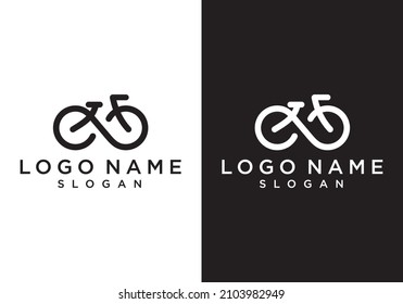 illustration vector graphic of bicycle and infinity.
fit for sport products, etc.
