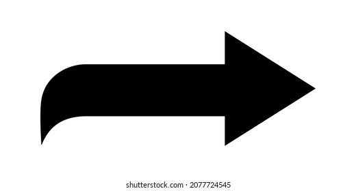 Illustration vector graphic of big arrow of black icons. Arrow icon. Vector collection of arrows. Arrow. cursor. Modern simple arrow.