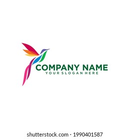 Gráfico vectorial de ilustración para logotipo de arte de aves 