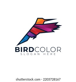 Illustration vector graphic Bird logo (Editable Version)