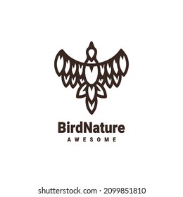 Illustration vector graphic of Bird nature, good for logo design