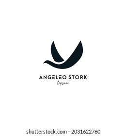 Illustration vector graphic of bird or swan logo design. perfect for your company logo