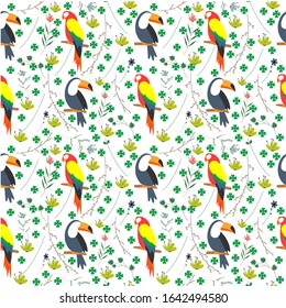 illustration vector graphic of birds fit to place background,wallpaper,seamless pattern,pattern,etc.