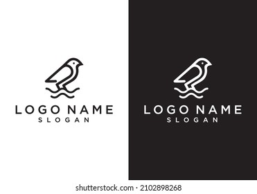 illustration vector graphic of birds and waves.
perfect for nature, products, tourism, zoo, etc.