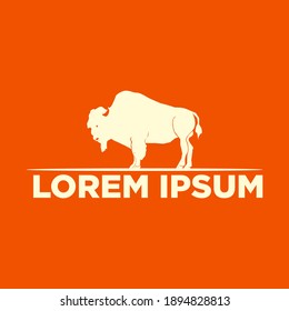 Vektorgrafik von Bison, geeignet für Logo oder Symbol