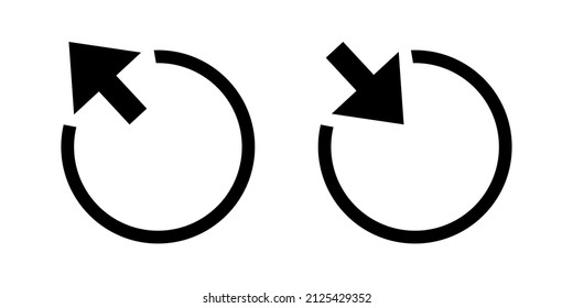 Illustration Vector Graphic of Black Arrow Icon