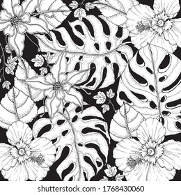 Illustration vector graphic of black floral mandala with white background. Perfect for coloring book, wall art, t shirt, etc.