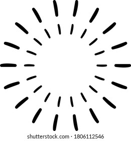 ilustración vectorial gráfico del diseño del concepto mandala flor negra