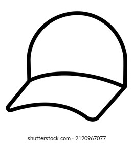 Illustration Vector Graphic of Black Hat Icon.