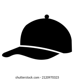 Ilustración vectorial gráfico del icono de sombrero negro.