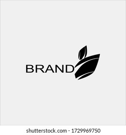 Illustration vector graphic of black leaf perfect for fashion product