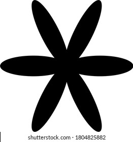 illustration vector graphic of black mandala concept design