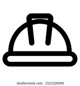 Illustration Vector Graphic of Black Project Hat Icon