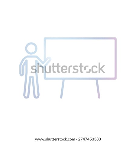 Illustration Vector Graphic of Blackboard icon design template