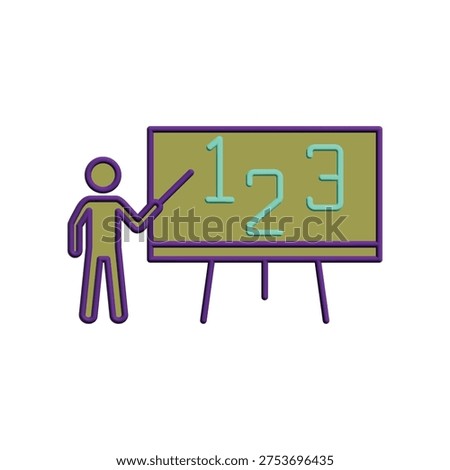 Illustration Vector Graphic of Blackboard icon design template