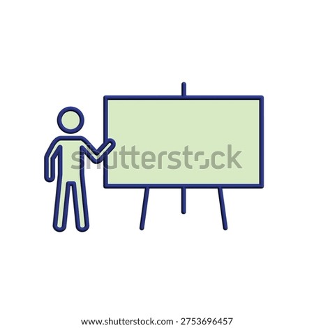 Illustration Vector Graphic of Blackboard icon design template