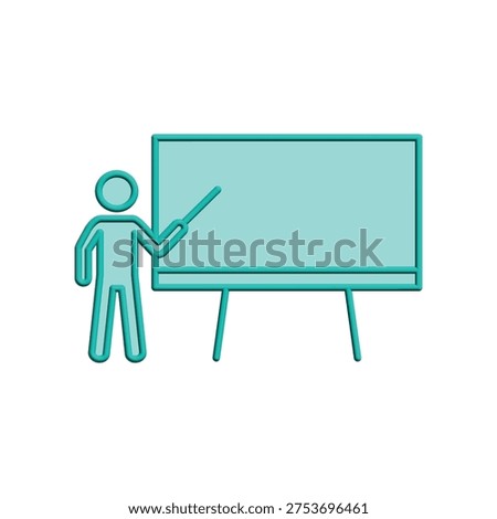 Illustration Vector Graphic of Blackboard icon design template