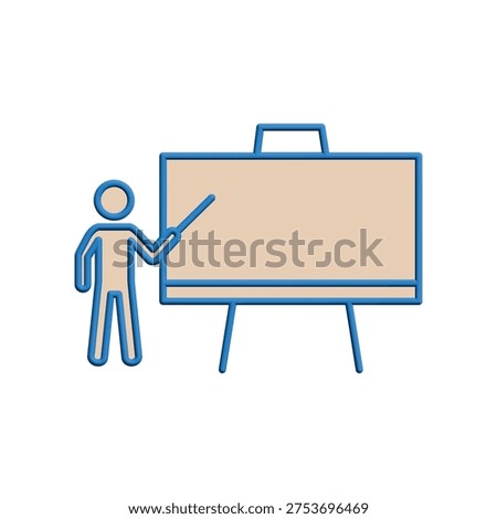 Illustration Vector Graphic of Blackboard icon design template
