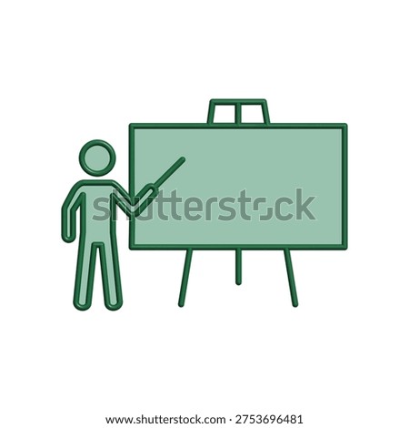 Illustration Vector Graphic of Blackboard icon design template