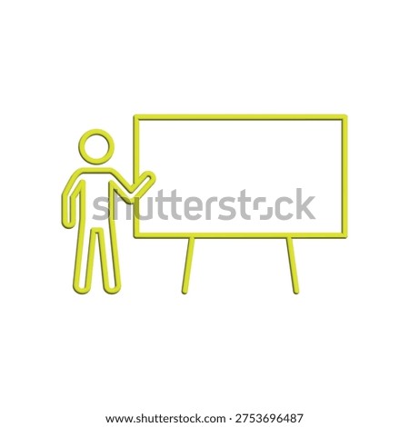 Illustration Vector Graphic of Blackboard icon design template