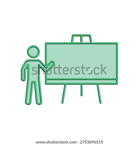Illustration Vector Graphic of Blackboard icon design template